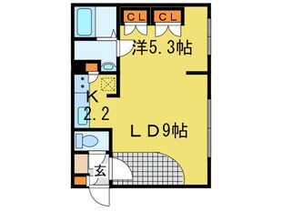 M-STAGE北９条の物件間取画像